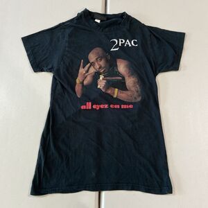 VTG Y2K 2005 2Pac Tupac Small All Eyez On Me Death Row Records T-Shirt